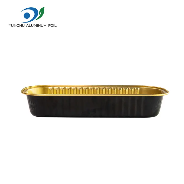 အစားအသောက်ပေးပို့ခြင်း Aluminum Foil Containers လေးထောင့်ပုံသဏ္ဍာန်