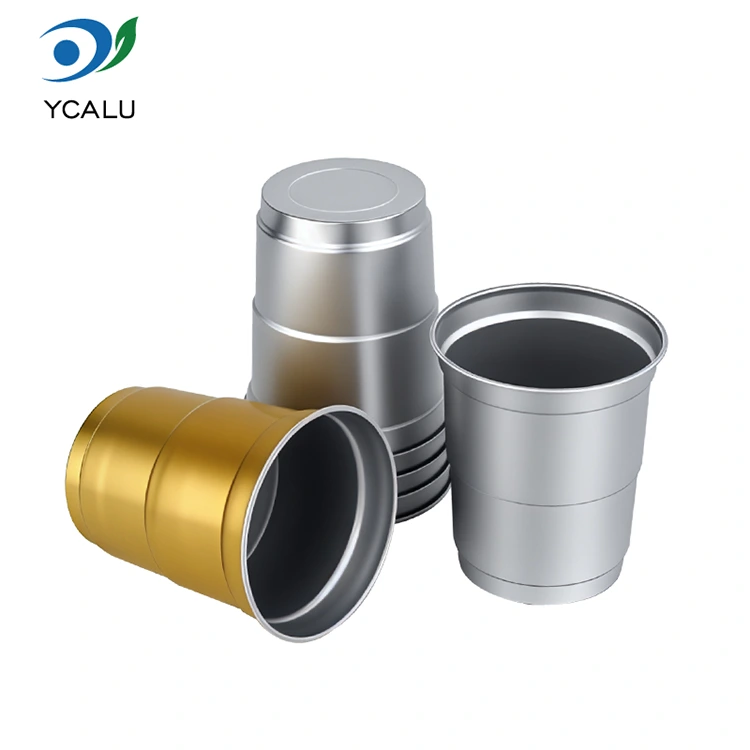 9oz တစ်ခါသုံး အလူမီနီယမ် အအေးသောက် အလူမီနီယမ် သောက်ခွက်