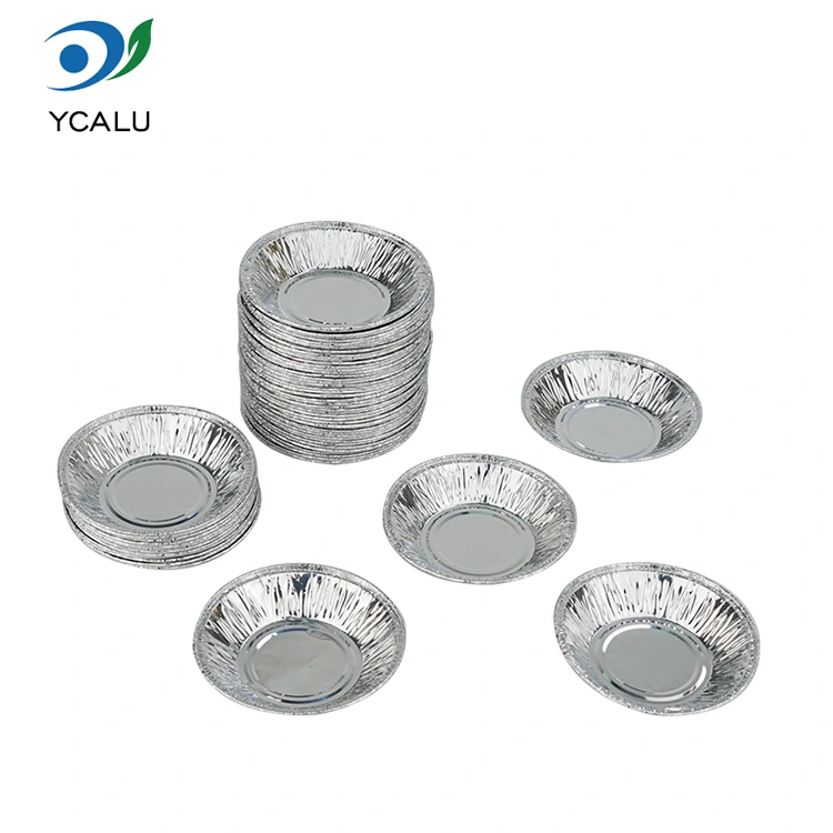 တစ်ခါသုံး လေကြော်ကြက်ဥ ဌာပနာ ငွေ Aluminum Foil Food Containers