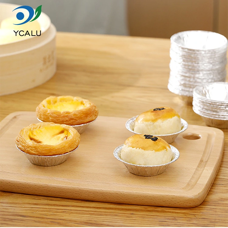 တစ်ခါသုံး လေကြော်ကြက်ဥ ဌာပနာ ငွေ Aluminum Foil Food Containers