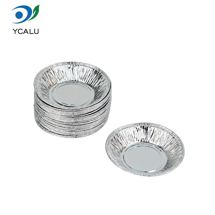 တစ်ခါသုံး လေကြော်ကြက်ဥ ဌာပနာ ငွေ Aluminum Foil Food Containers