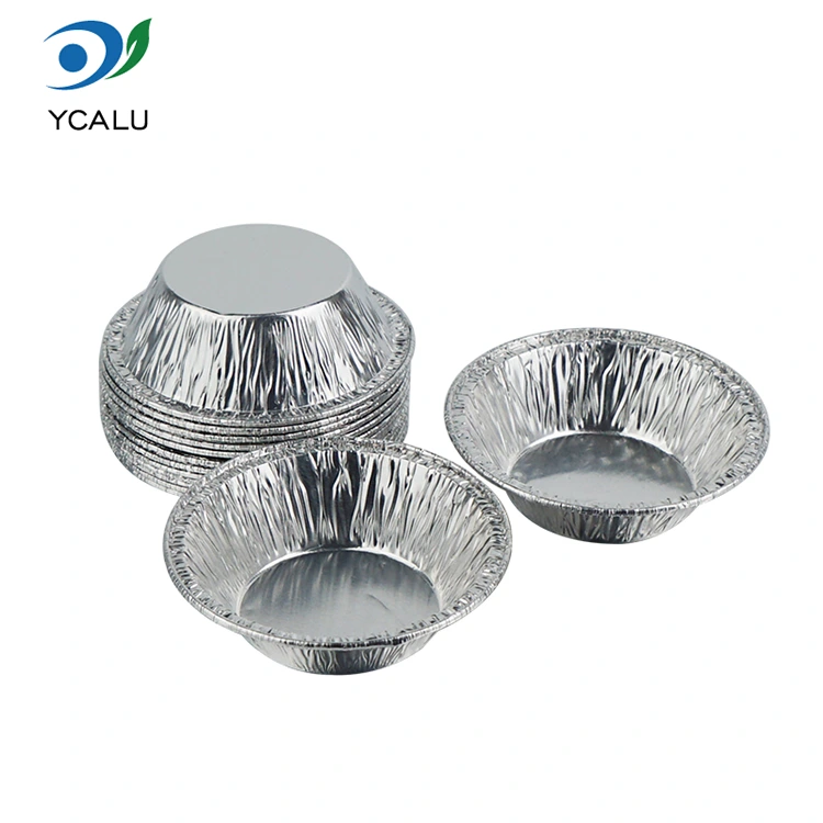 တစ်ခါသုံးကြက်ဥ ဌာပနာ ငွေ Aluminum Foil Food Containers