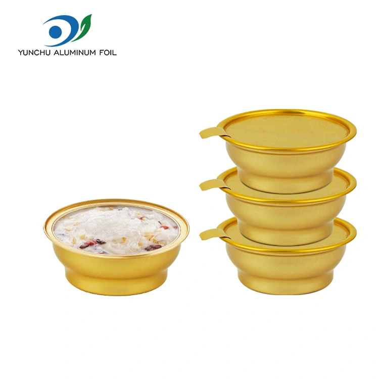 တစ်ခါသုံးလှည့်ပတ်လှုပ်ခါသေတ္တာအသေးစားရွှေပန်းကန်လုံးအလူမီနီယံသတ္တုပါးကွန်တိန်နာ တစ်ခါသုံးလှည့်ပတ်လှုပ်ခါသေတ္တာအသေးစားရွှေပန်းကန်လုံးအလူမီနီယံသတ္တုပါးကွန်တိန်နာ