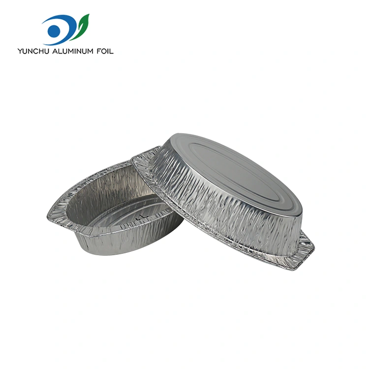 ဘဲဥပုံမုန့်ဖုတ်မုန့်ငွေအလူမီနီယံသတ္တုပါးကွန်တိန်နာ