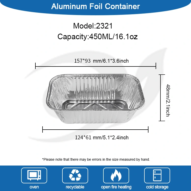 စတုဂီးယားလေထုကြော် fryer grill ငွေအလူမီနီယံသတ္တုပါးကွန်တိန်နာ