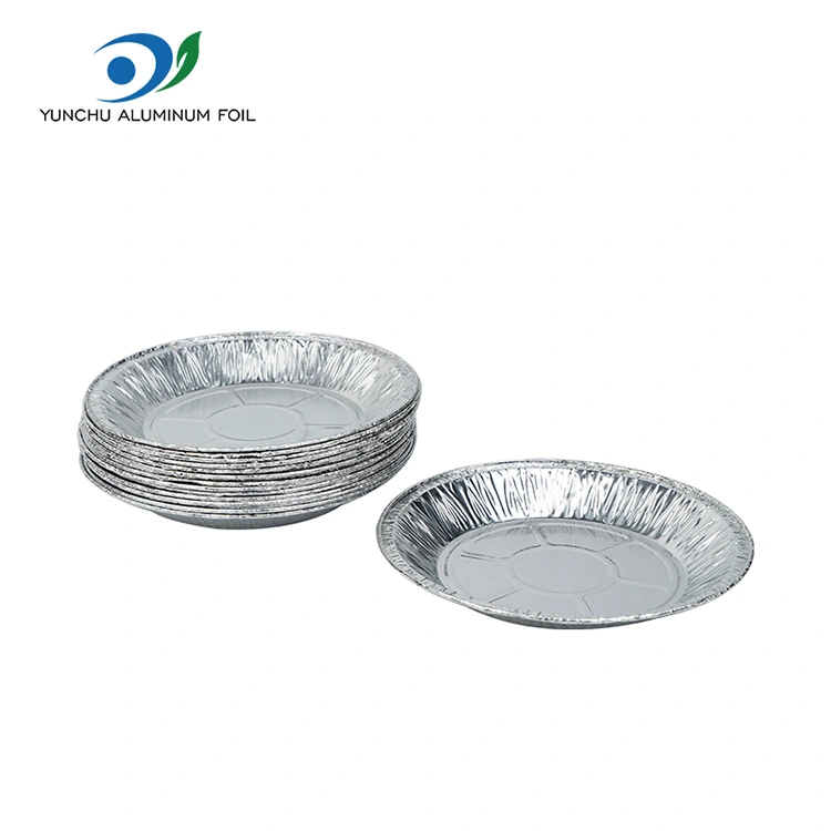 Round Air Freyer မုန့်ဖုတ်ငွေအလူမီနီယံသတ္တုပါးအစားအစာကွန်တိန်နာ