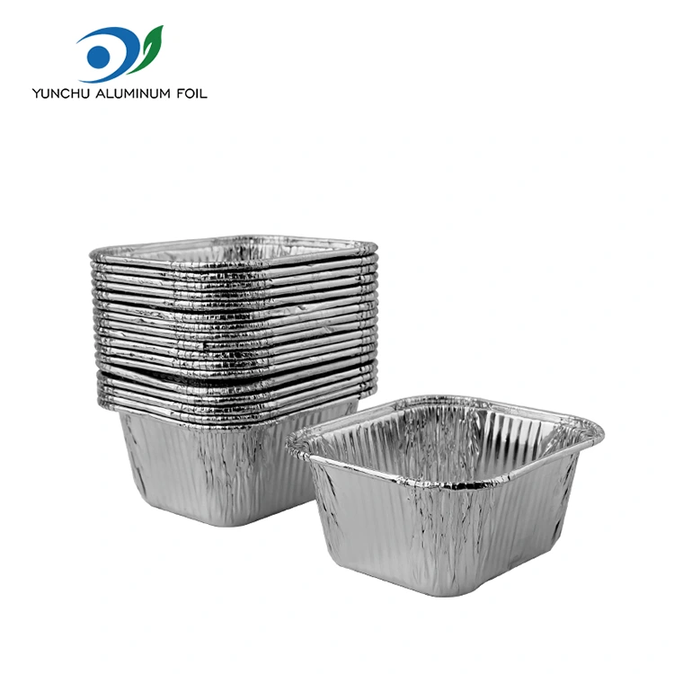 စတုရန်းမုန့်ဖုတ်စာရွက် Air Fryer Silver Silver aluminum foot contains